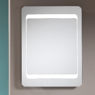 Kansas Mirror with LED Light Strip, Anti-Mist Pad & Sensor
Switch - 600 x 800mm
